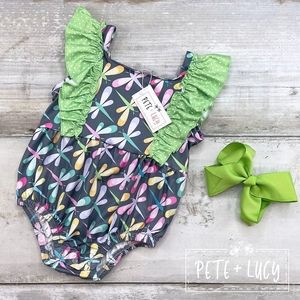 Pete and Lucy Dragonfly Romper